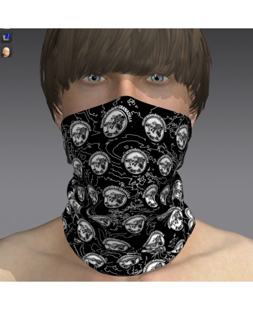  Custom Imprinted Multifunctional Tubular Headwear, seamless mask bandana, China bandana supplier