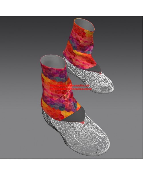 Custom made running  trail gaiters, Customise logo printed running trail gaiter for you running club