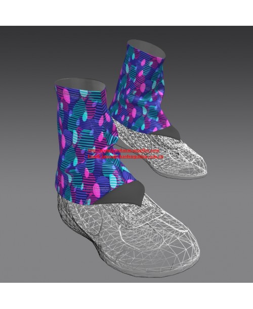 Custom made running  trail gaiters, Customise logo printed running trail gaiter for you running club