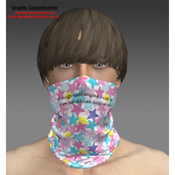 Custom Neck Gaiter Customized made logo Neck Gaiter & face shield