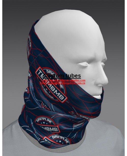  Custom made logo printed Microfiber Tube neck bandana, Mask Neck Gaiter Sun Face Shield, Multi-Functional Neck Wear,Wind resistant material makes this ideal for most outdoor activities