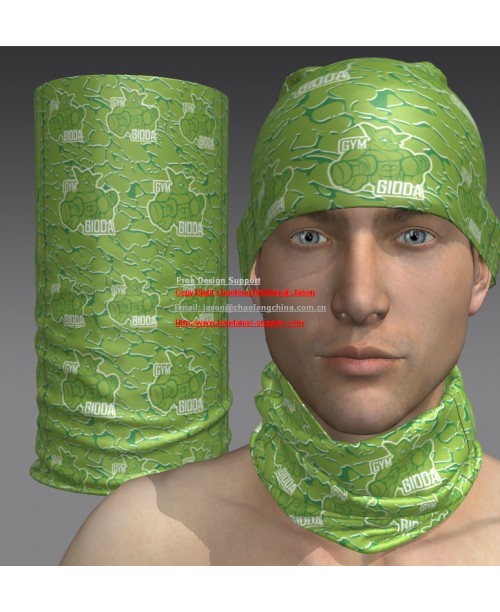  Custom Imprinted Multifunctional Tubular Headwear, Helmet Liner