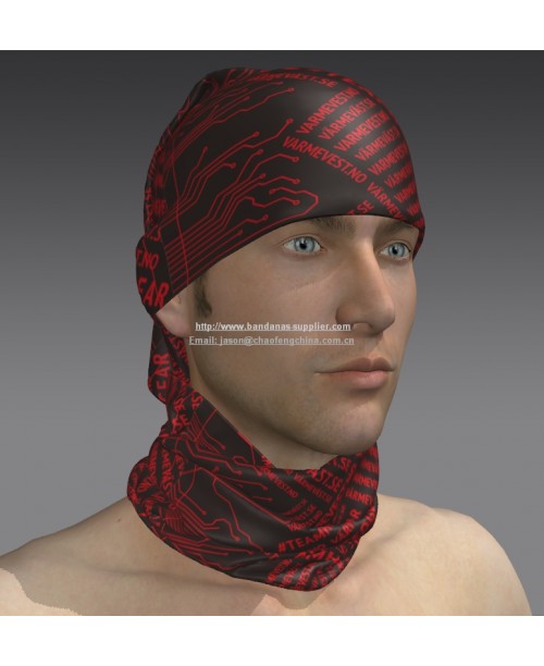  Custom  multifunctional sports scarf , bandana manufacturer