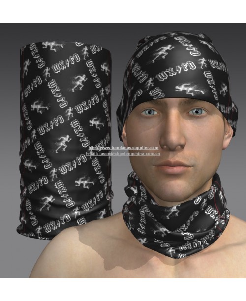  Custom Multifunctional tubular headwear, Fishing Face bandana