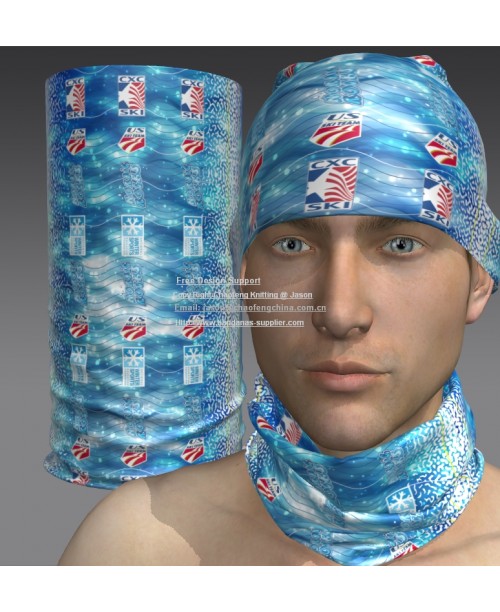  Custom  multifunctional sports  tubular neck bandana