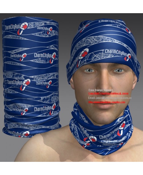  Custom logo tubular headwear, Customized logo fishing neck gaiter, Seamless tube bandana supplier