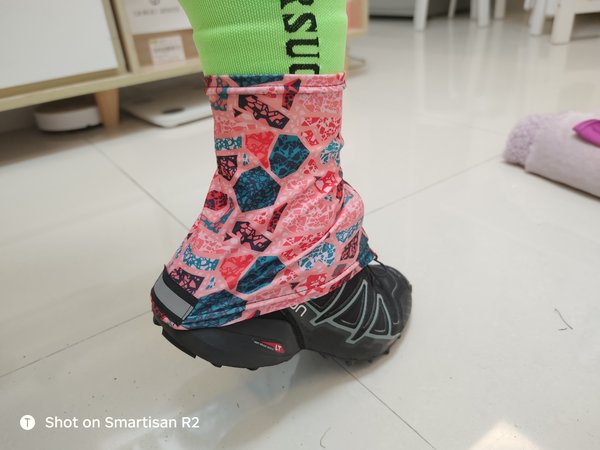 Stretchy Gaiter High — Coral