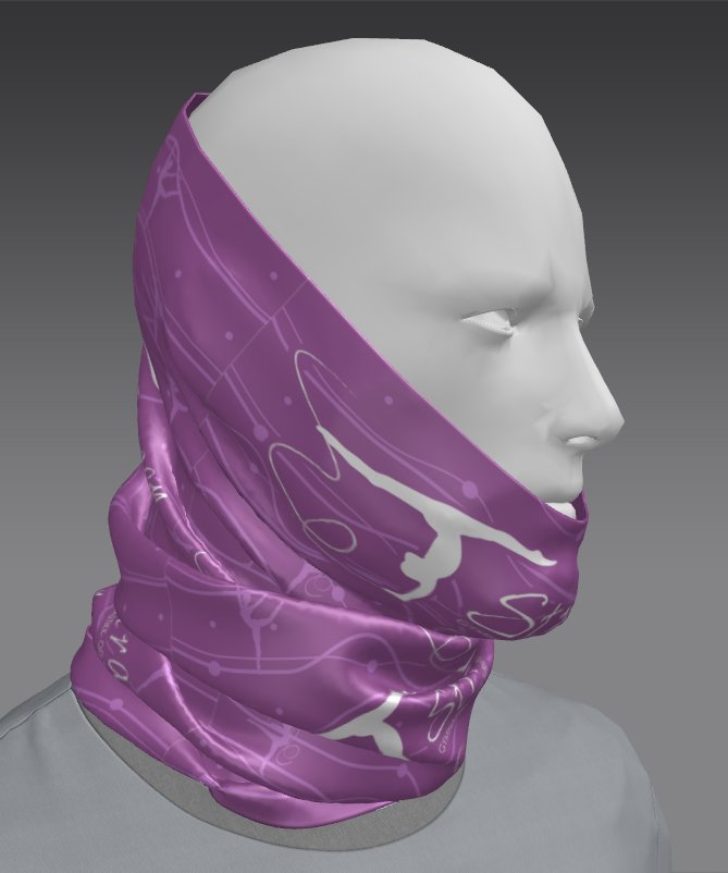 Custom Tube Bandana - Aurora Zenith