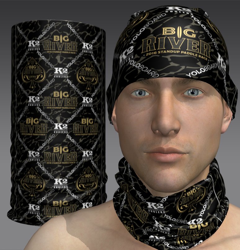 Bloom Granite Custom Tube Bandana