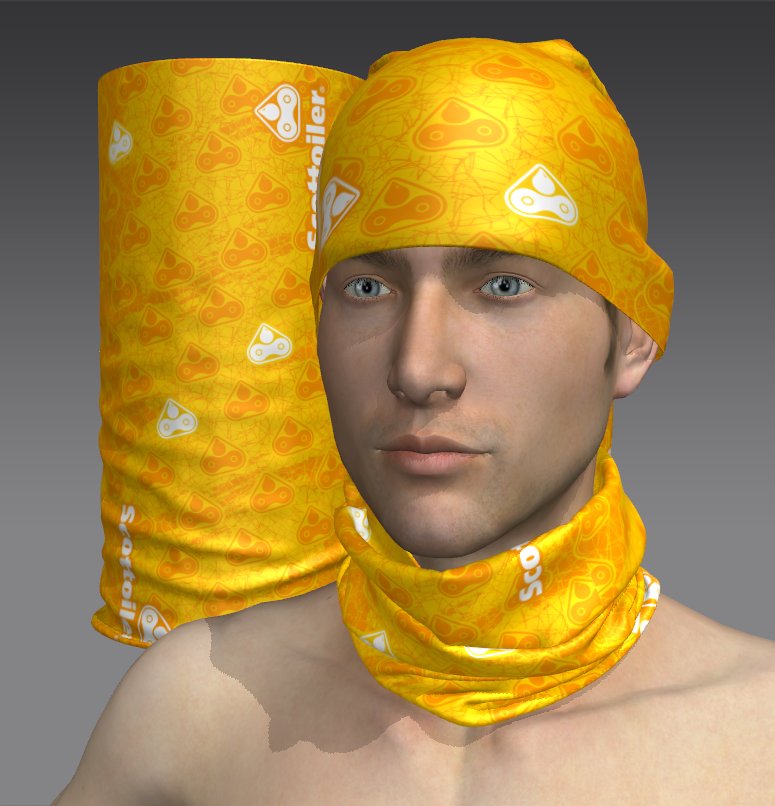 Custom Tube Bandana - Bold Crag