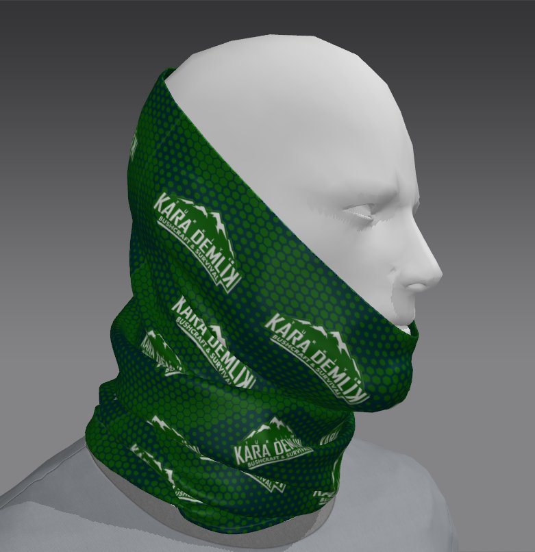 Custom Tube Bandana - Camouflage Texture