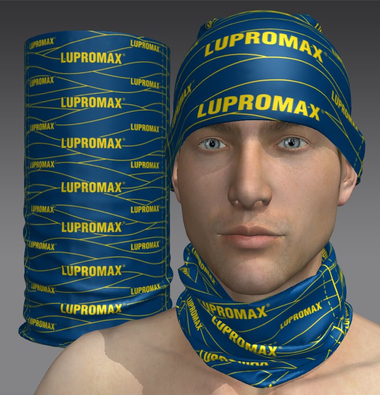 Custom Tube Bandana - Candy Glyph