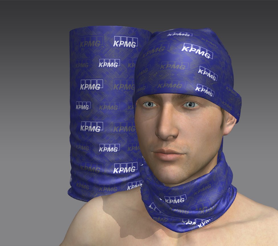 Custom Tube Bandana - Candy Summit Pattern