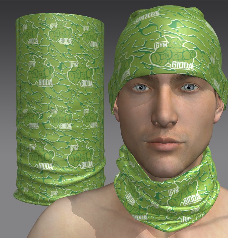 Custom Cedar Graphic Tube Bandana