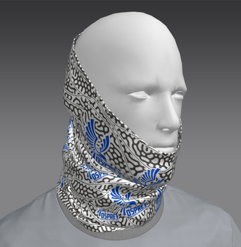 Cedar Ripple Custom Tube Bandana