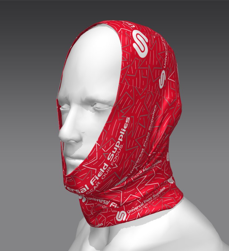 Custom Tube Bandana - Classic Oasis Pattern