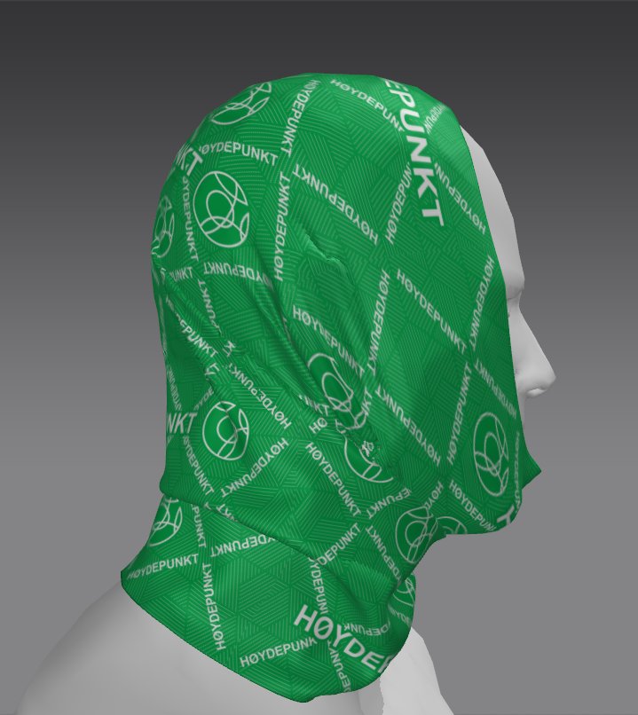 Custom Tube Bandana - Cosmic Cascade Pattern