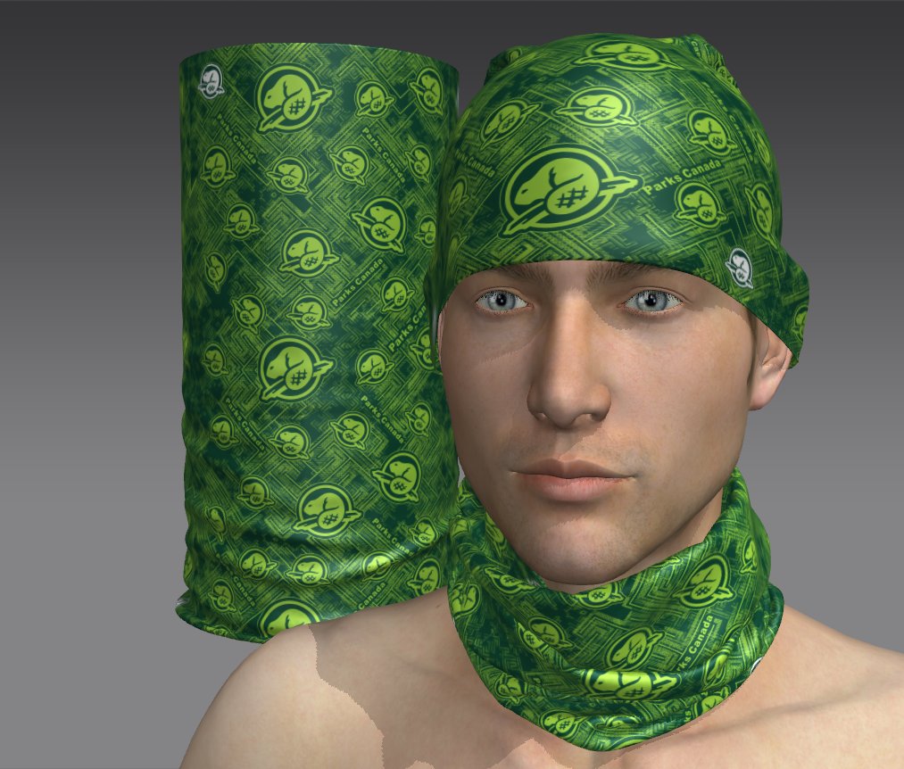 Crag Camouflage Custom Tube Bandana