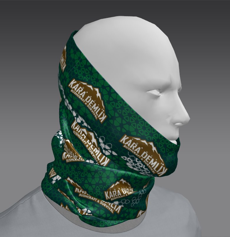 Crest Retro Custom Tube Bandana
