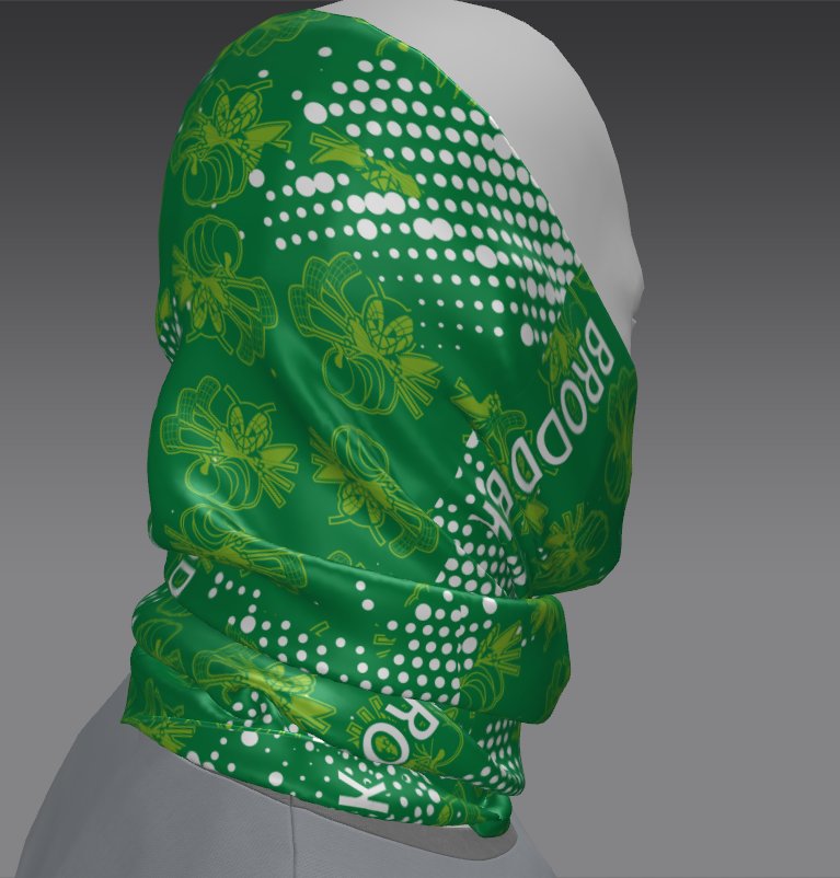 Custom Delta Print Tube Bandana