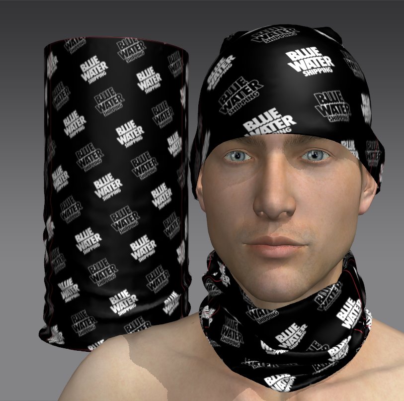 Custom Tube Bandana - Dune Solstice Pattern