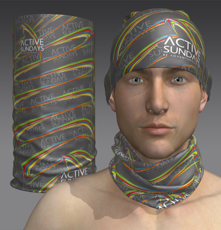 Dusk Delta Custom Tube Bandana