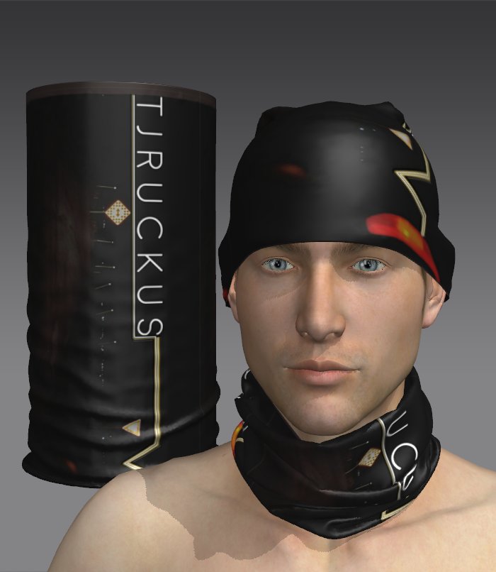 Custom Tube Bandana - Eagle Crag Pattern