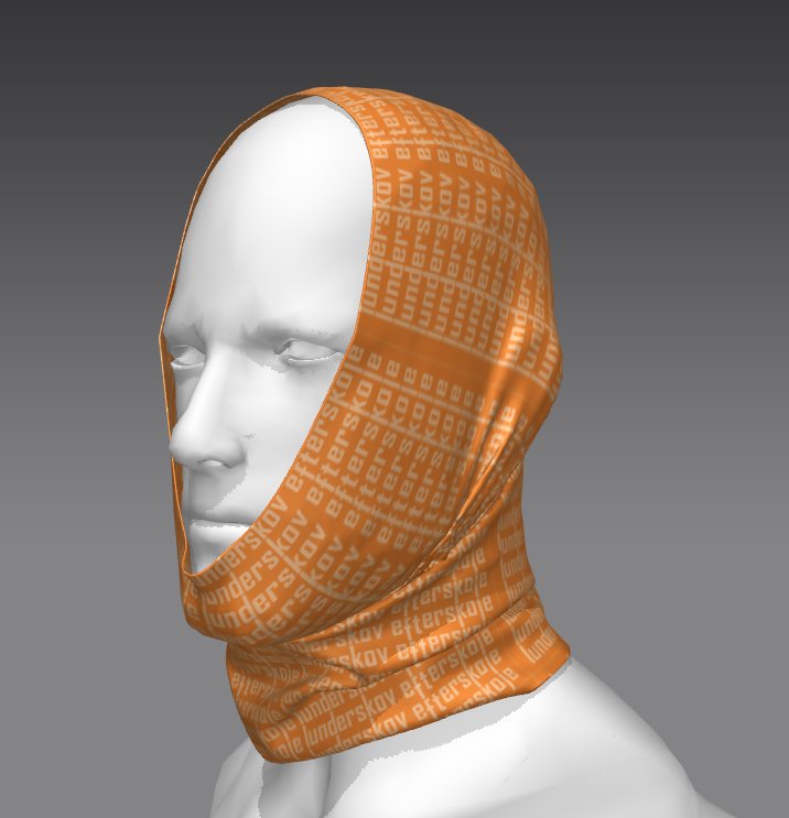 Custom Tube Bandana - Eagle Vortex Pattern