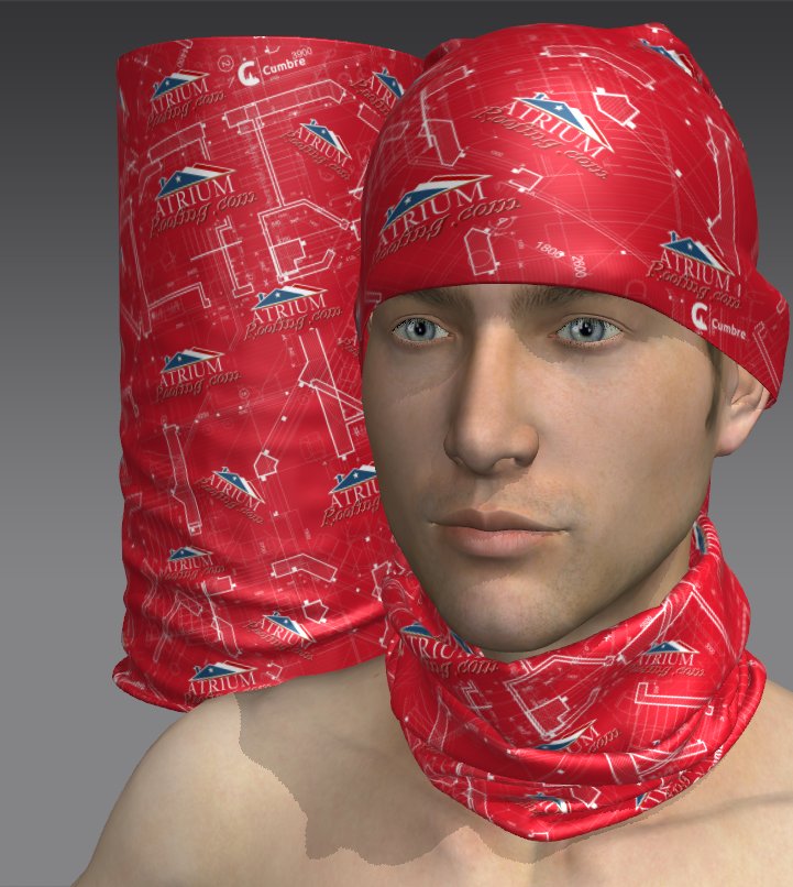 Echo Pattern Custom Tube Bandana