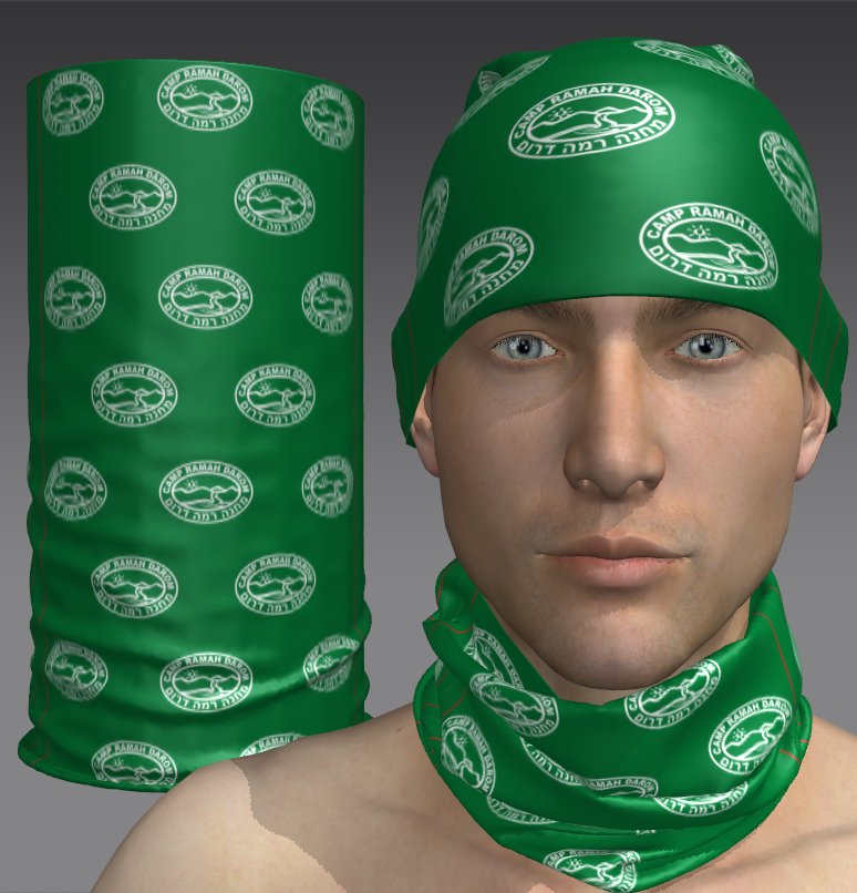 Custom Ember Swirl Tube Bandana
