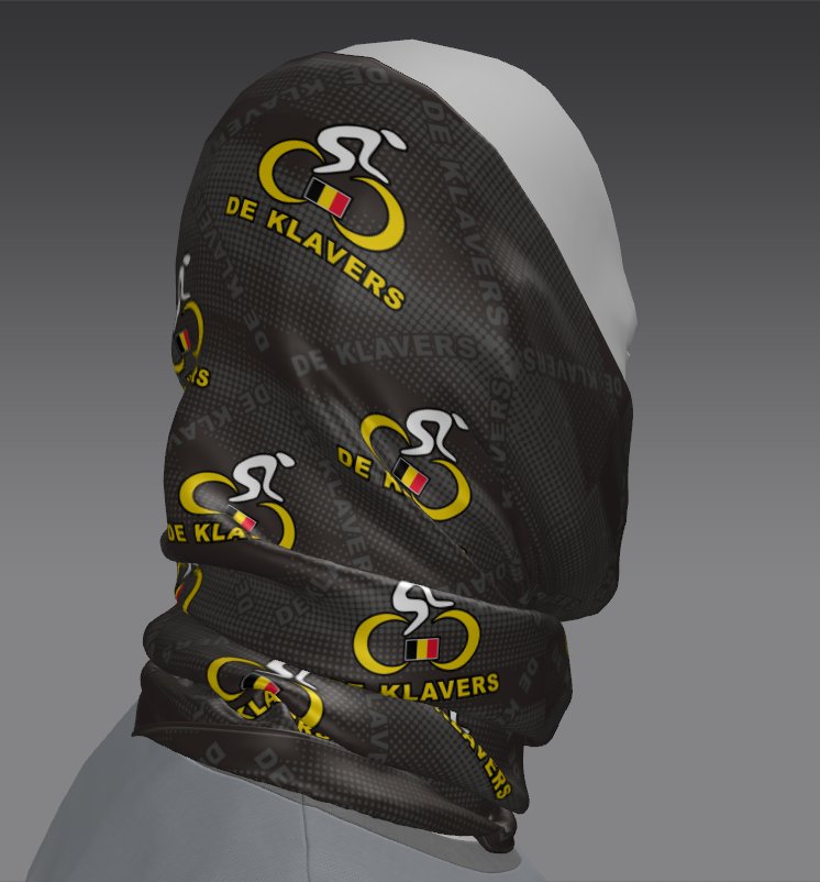 Custom Tube Bandana - Ember Vortex Pattern