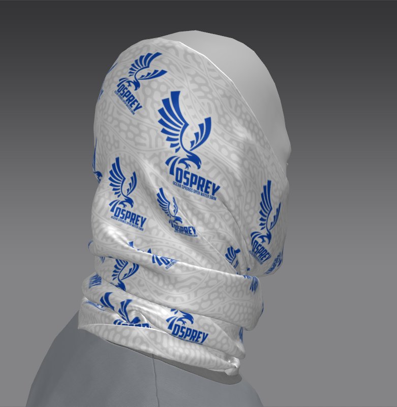 Custom Tube Bandana - Falcon Sand Pattern