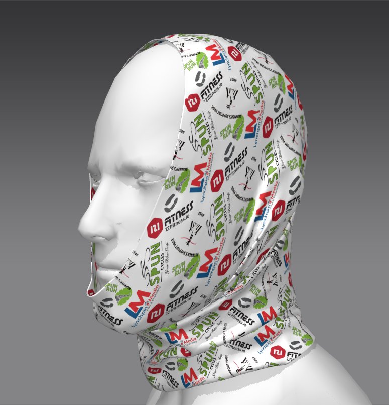 Custom Tube Bandana - Fjord Trail