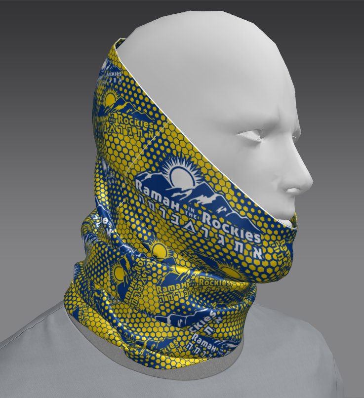 Custom Tube Bandana - Floral Bloom Pattern