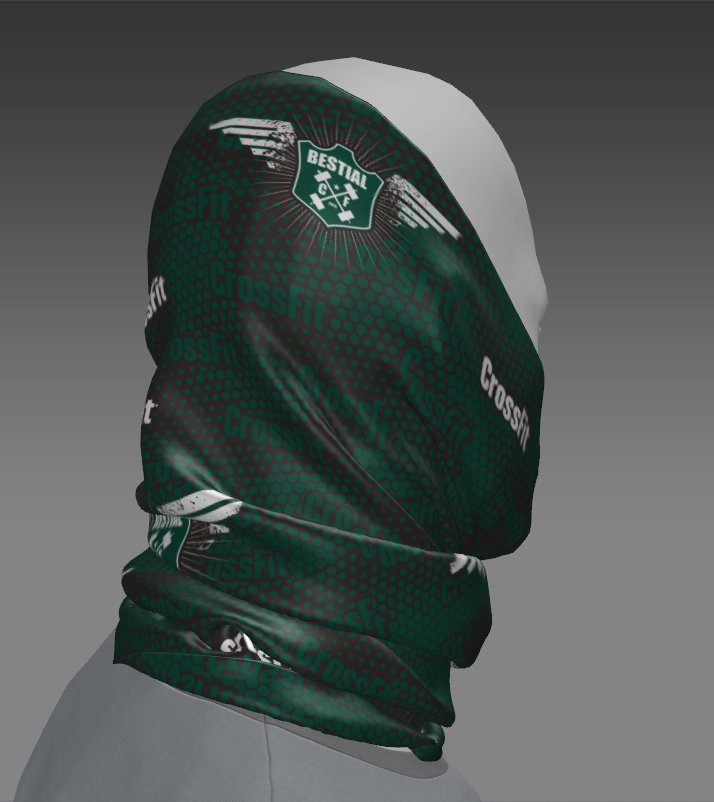 Custom Tube Bandana - Galaxy Crest