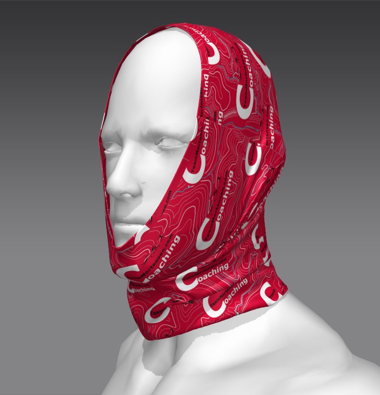 Custom Tube Bandana - Galaxy Hex Pattern
