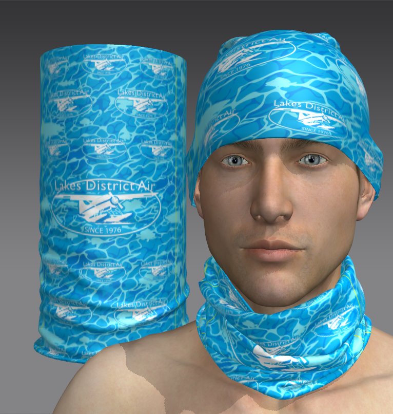 Custom Geometric Vapor Tube Bandana