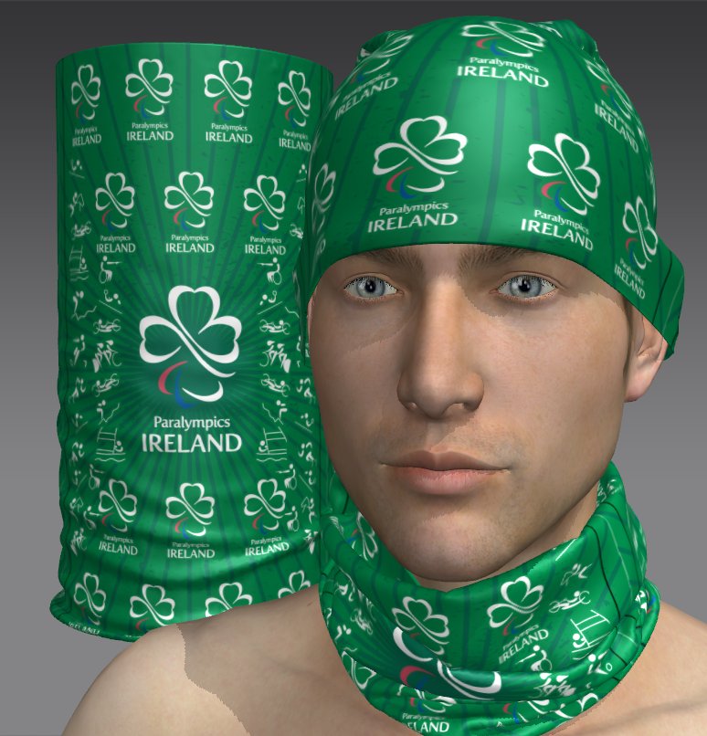 Glacier Cascade Custom Tube Bandana