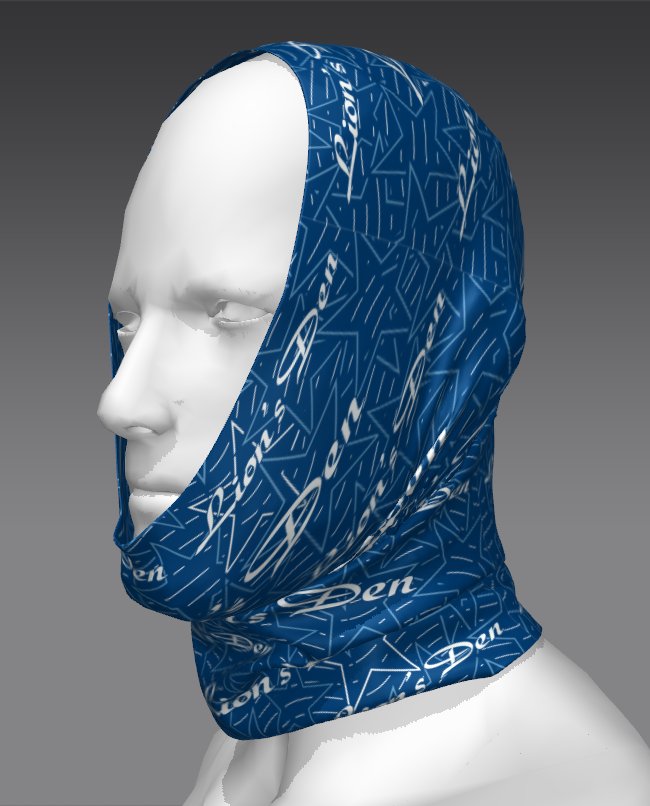 Custom Tube Bandana - Granite Graphic