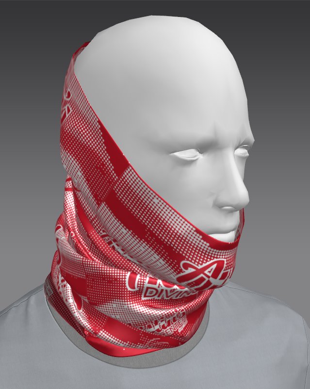 Custom Tube Bandana - Granite Lattice