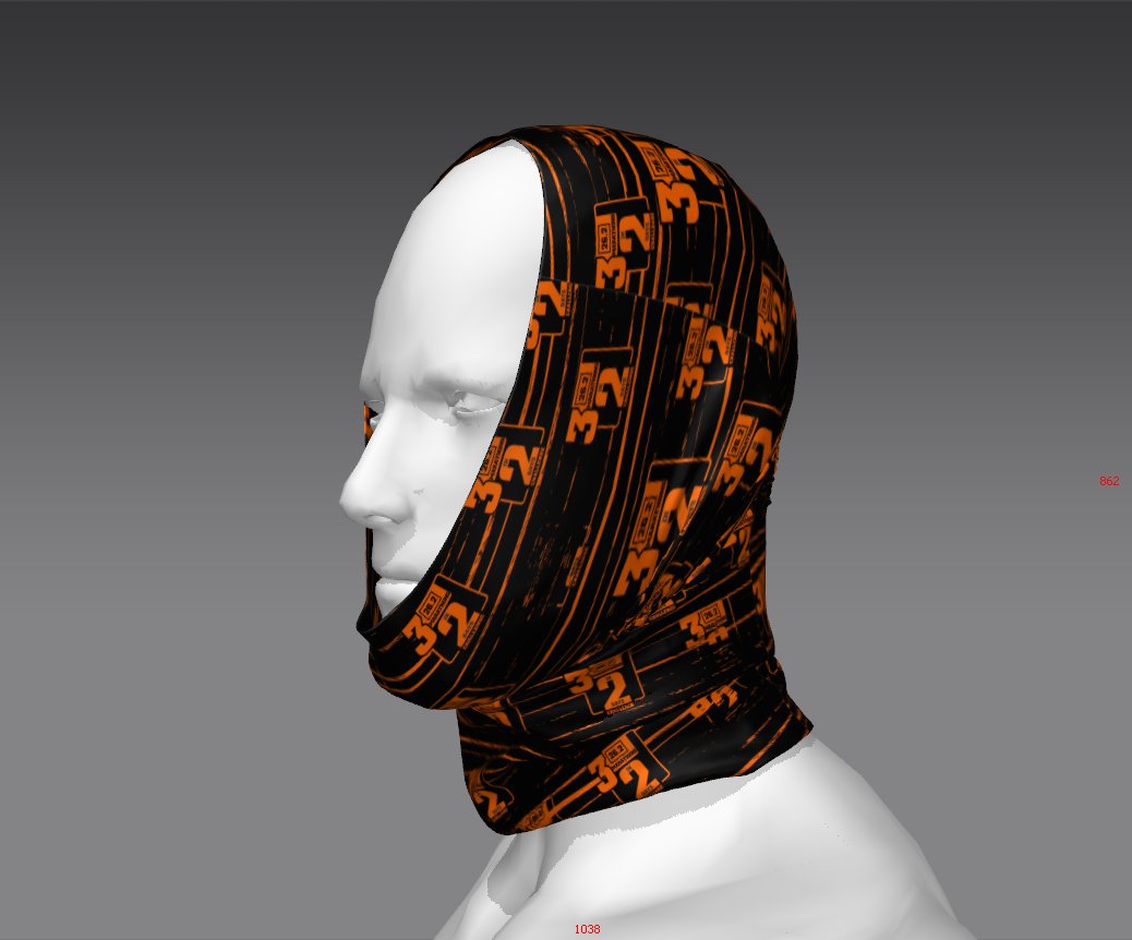 Granite Weave Custom Tube Bandana