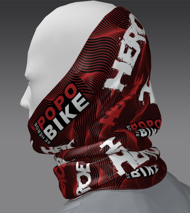 Grid Skull Custom Tube Bandana