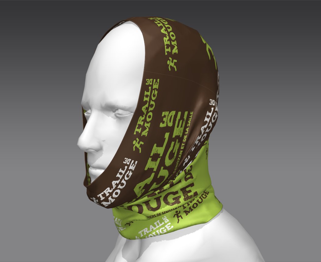 Custom Tube Bandana - Harbor Burst Pattern