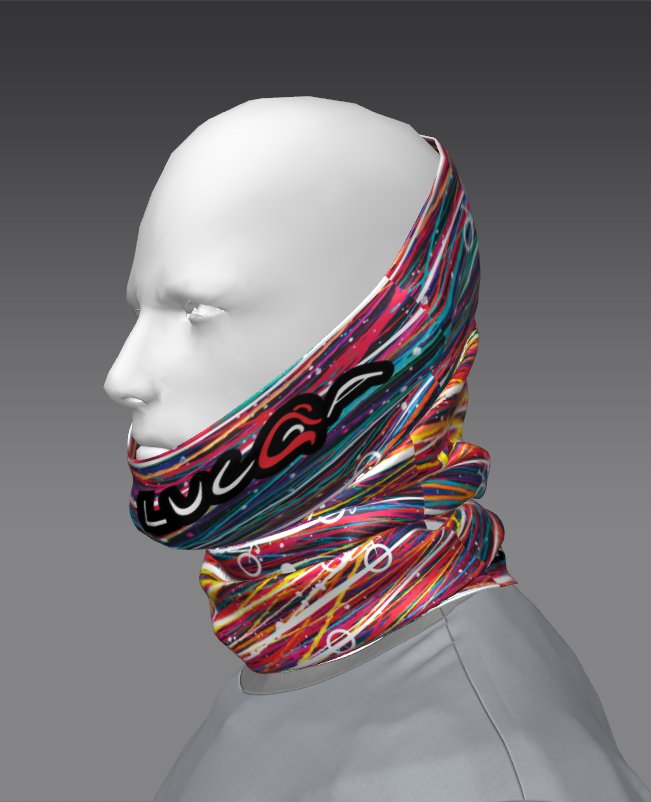 Custom Tube Bandana - Harbor Runic