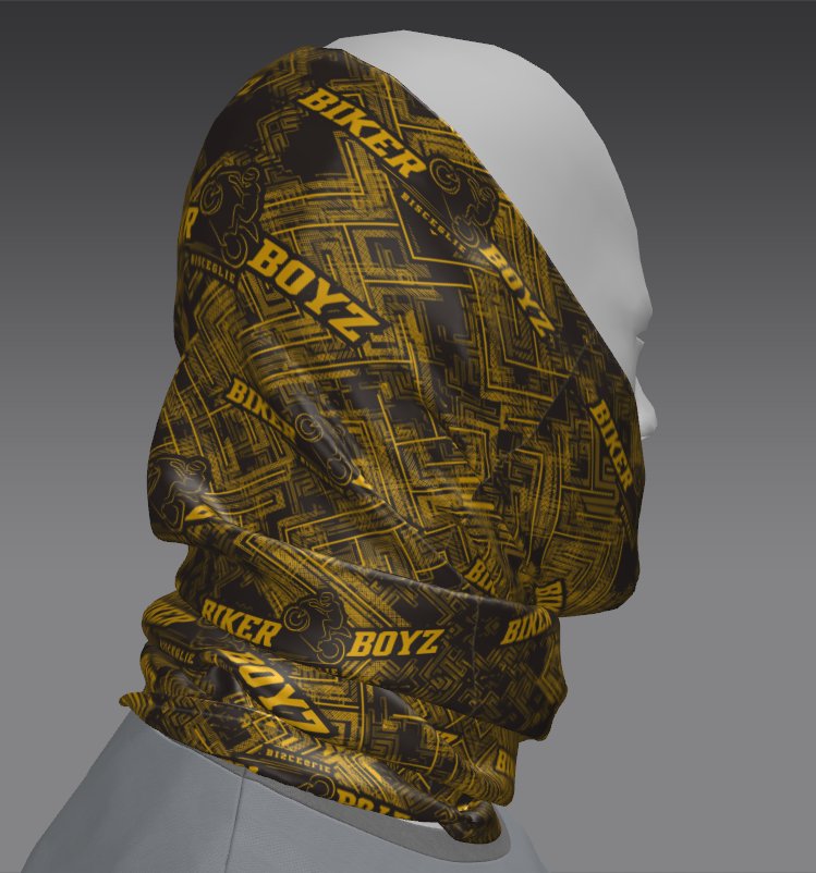 Custom Ice Hex Tube Bandana