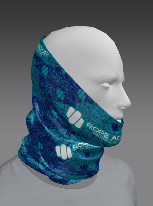 Iris Mandala Custom Tube Bandana