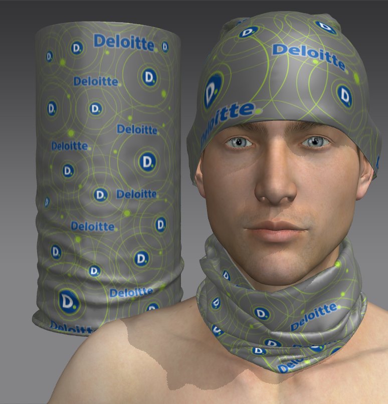Custom Tube Bandana - Iris Ridge