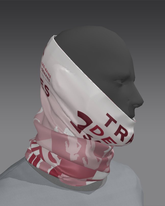 Custom Tube Bandana - Jaguar Vapor Pattern