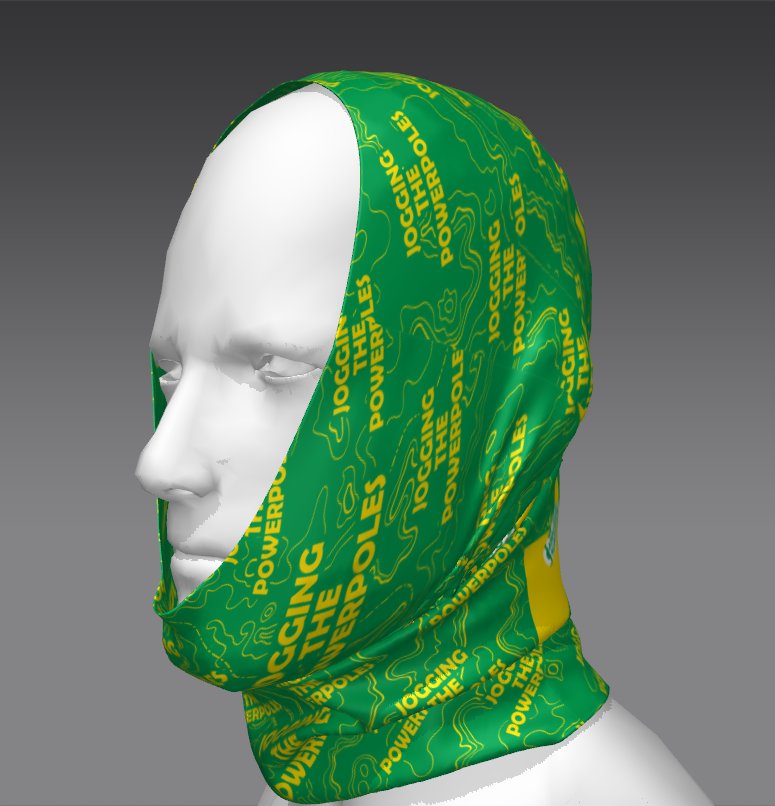 Custom Tube Bandana - Juniper Art Pattern