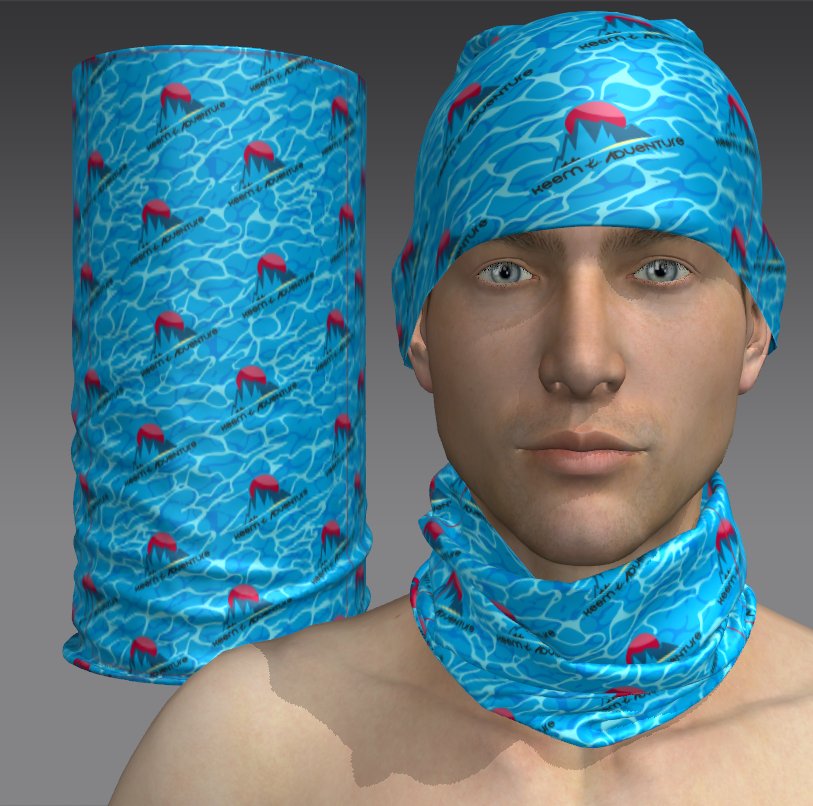 Custom Tube Bandana - Juniper Shard